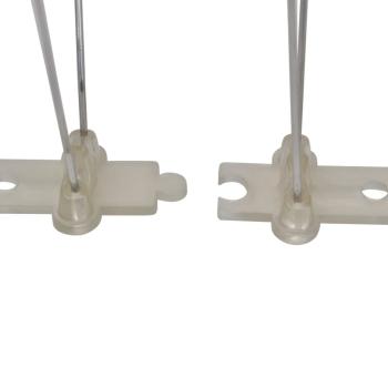 6-tlg. Vogelabwehr-Spikes-Set 3 m Kunststoff 4-reihig