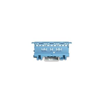 ARDEBO.de Wago Befestigungsadapter Serie 221 - 4 mm², zur Montage auf TS 35, blau, 10 Stück (221-500/000-006)