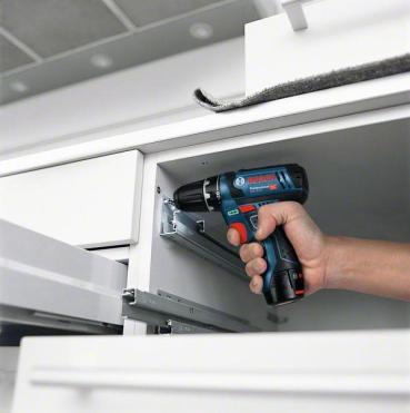 Bosch GSR 12V-15 Professional Akku-Bohrschrauber (0601868101), 12 V, Sologerät