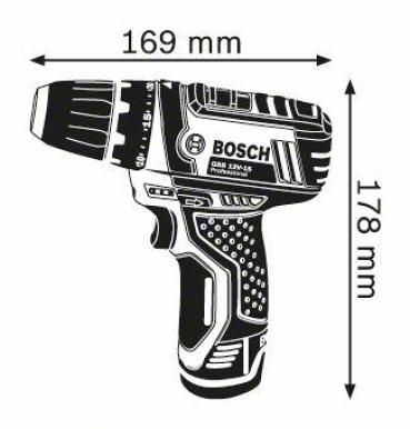 Bosch GSR 12V-15 Professional Akku-Bohrschrauber (0601868101), 12 V, Sologerät
