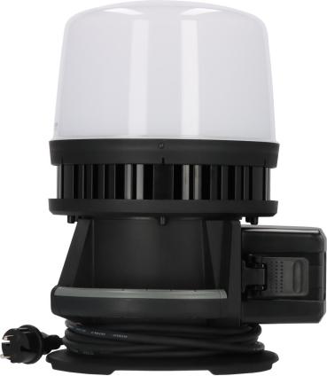 Brennenstuhl Hybrid 12050 MH Multi Battery LED 360° Baustrahler, 12000lm, IP54, schwarz (1173700003)