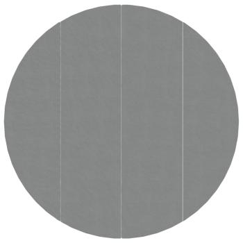 Pool-Bodentuch Hellgrau Ø500 cm Polyester Geotextil