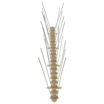 20-tlg. Vogelabwehr-Spikes-Set 10 m Kunststoff 2-reihig