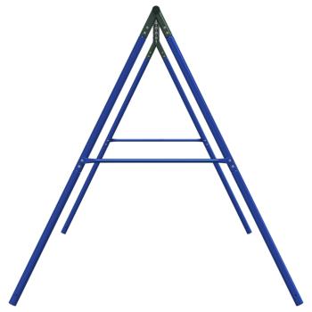 Schaukelgestell mit 8 Haken Blau Stahl
