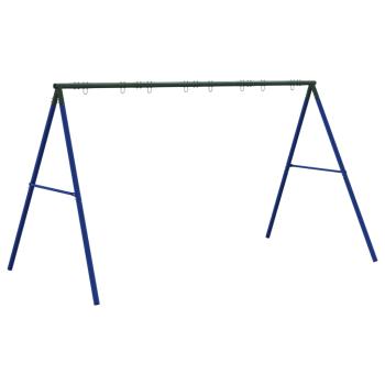 Schaukelgestell mit 8 Haken Blau Stahl