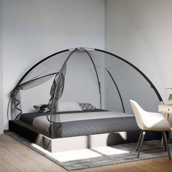 Moskito-Netzzelt Mongolisch 220 Schwarz 200x200x135 cm