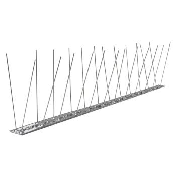 6-tlg. Taubenabwehr Spikes-Set Edelstahl 3 m 2-reihig