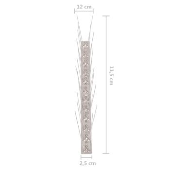 6-tlg. Taubenabwehr Spikes-Set Edelstahl 3 m 2-reihig