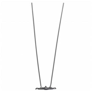 6-tlg. Taubenabwehr Spikes-Set Edelstahl 3 m 2-reihig