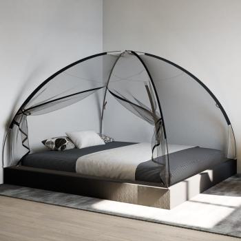 ARDEBO.de - Moskito-Netzzelt Mongolisch 220 Schwarz 200x180x135 cm