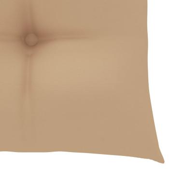 Batavia-Stühle mit Kissen 4 Stk. Massivholz Teak