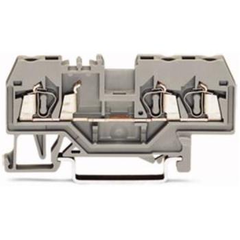 WAGO Kontakttechnik 3-Leiter-Durchgangsklemme 2.5 mm² grau (100 ST)