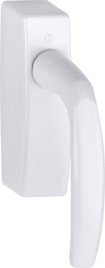 ARDEBO.de - OPUS eFenstergriff Atlanta weiß, 24 mm Stift,