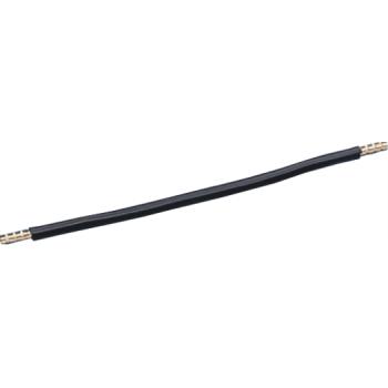 ARDEBO.de - Verdrahtungsbrücke, schwarz mit Aderendhülsen 11mm/11mm