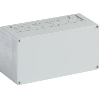 ARDEBO.de - "Profi"-Leergehäuse,mit grauem Deckel, 300x150x132mm, IP65