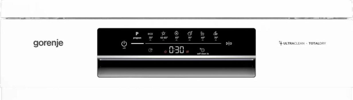 Gorenje GS643C90W Standgeschirrspüler, 60 cm breit, 16 Maßgedecke, Startzeitvorwahl, FlexUse, TotalDry, weiß