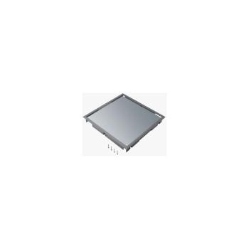 ARDEBO.de Hager BDQ08057011 Blinddeckel ultra-flach Q08 294x294mm für 5mm Bodenbelag aus Polyamid eisengrau