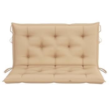 Gartenbank-Auflage Beige 100x(50+50)x7 cm Oxford-Gewebe