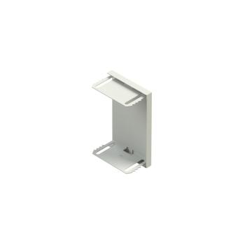 ARDEBO.de Niedax GADU 133T90 VW GK-Endabschlussdeckel, umgreifend, 135x90 mm, Stahl, bandverzinkt, verkehrsweiß