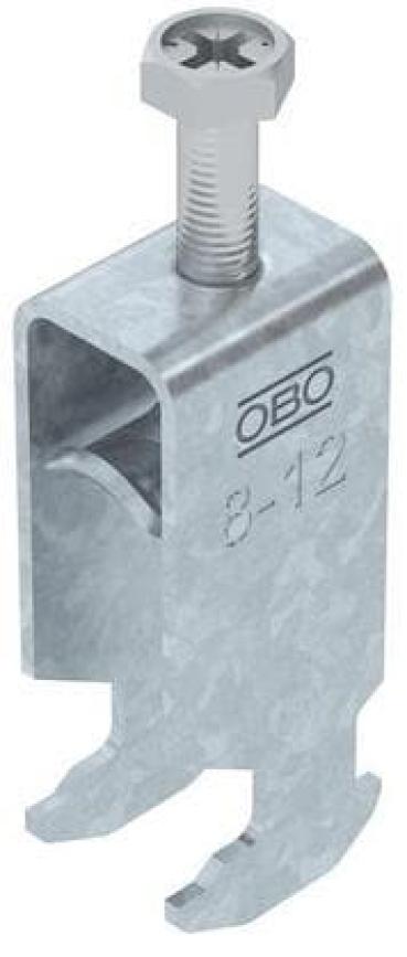 ARDEBO.de OBO Bettermann BS-H2-M-12 FT Bügelschelle 2056 H-Fuß, 2-fach, 08-12mm, tauchfeuerverzinkt (1186003)