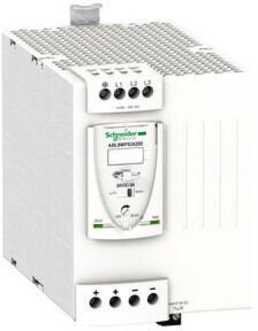 ARDEBO.de Schneider Electric ABL8WPS24200 Spannungsversorgung, Modicon ABL8, Universal, getaktet, 380-500V AC, 3-phasig, 24V DC, 20A, 480W
