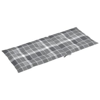 Gartenstuhlauflagen für Hochlehner 2 Stk. 120x50x3cm Stoff