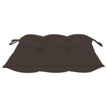 Stuhlkissen 6 Stk. Taupe 40x40x7 cm Oxford-Gewebe