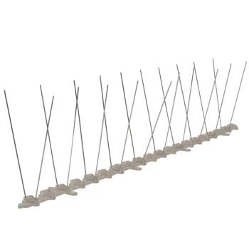 6-tlg. Vogelabwehr-Spikes-Set 3 m Kunststoff 2-reihig