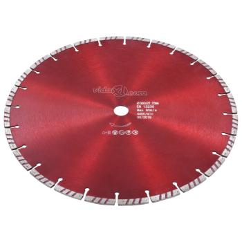 Diamant-Trennscheibe mit Turbo Stahl 350 mm