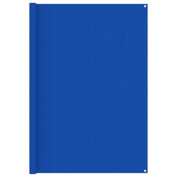 Zeltteppich 200x200 cm Blau HDPE