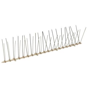 20-tlg. Vogelabwehr-Spikes-Set 10 m Kunststoff 4-reihig