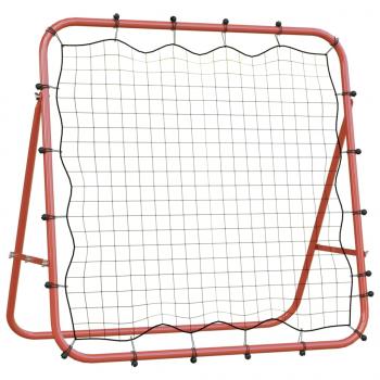 Fußball-Rebounder Verstellbar 96x80x96 cm Stahl und PE