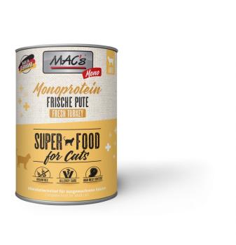 MACs Cat Mono Frische Pute 400g (Menge: 6 je Bestelleinheit)
