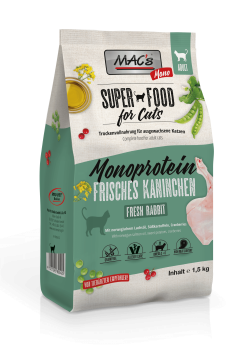 ARDEBO.de MACs Cat Adult Monoprotein Kaninchen 1,5kg