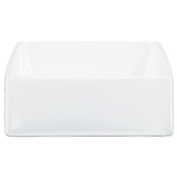Waschbecken Weiß 37x37x13 cm Keramik Quadratisch