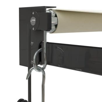 Elektrische Markise mit Kurbel Creme 5x3 m