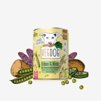 VEGDOG Senior Erbsen & Hirse  400g (Menge: 6 je Bestelleinheit)