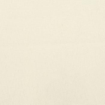 Palettenkissen Creme 80x80x12 cm Stoff