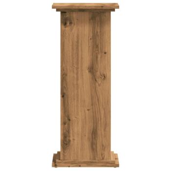 Pflanzenständer Artisan-Eiche 33x33x80 cm Holzwerkstoff