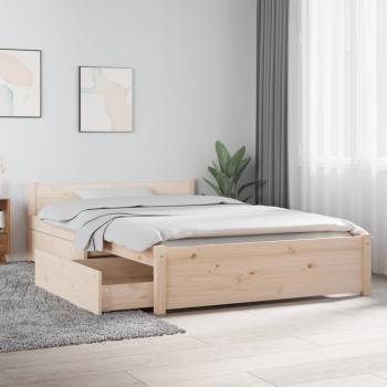 ARDEBO.de - Bett mit Schubladen 120x190 cm