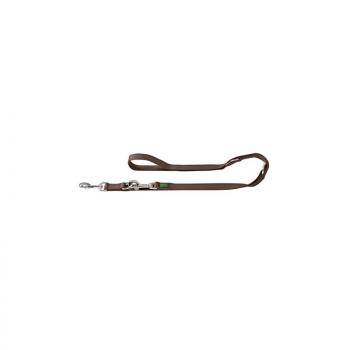 ARDEBO.de Hunter verstellbare Führleine 20mm/200cm braun