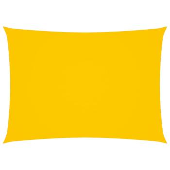 Sonnensegel Oxford-Gewebe Rechteckig 4x6 m Gelb