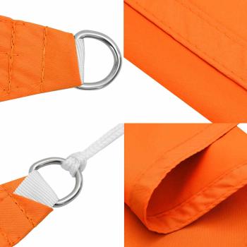 Sonnensegel Oxford-Gewebe Rechteckig 2x3,5 m Orange