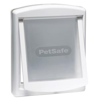 ARDEBO.de - PetSafe Haustiertür 2-Wege 740 Mittelgroß 26,7x22,8 cm Weiß