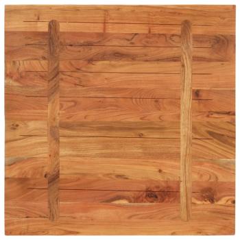 Tischplatte 90x90x2,5 cm Quadratisch Massivholz Akazie