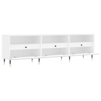 TV-Schrank Weiß 150x30x44,5 cm Holzwerkstoff