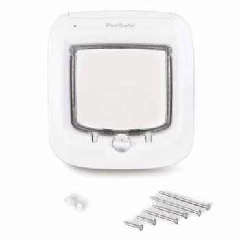 ARDEBO.de - PetSafe Mikrochip-Katzenklappe Weiß PPA19-16145