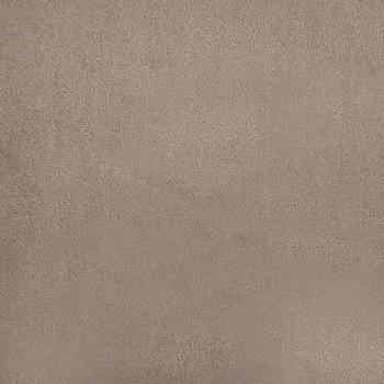 Sessel mit Hocker Taupe 60 cm Mikrofasergewebe