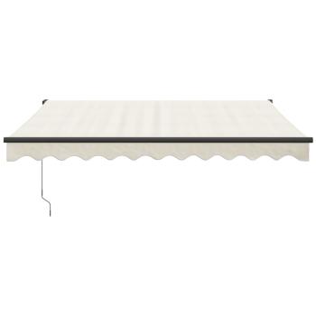 Elektrische Markise mit Kurbel Creme 3,5x2,5 m