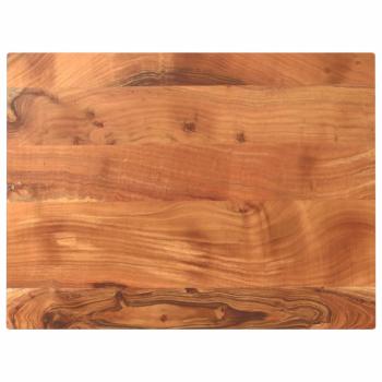 ARDEBO.de - Tischplatte 80x50x2,5 cm Rechteckig Massivholz Akazie